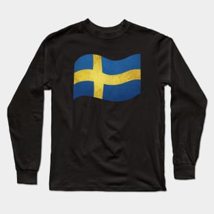 The flag of Sweden Long Sleeve T-Shirt